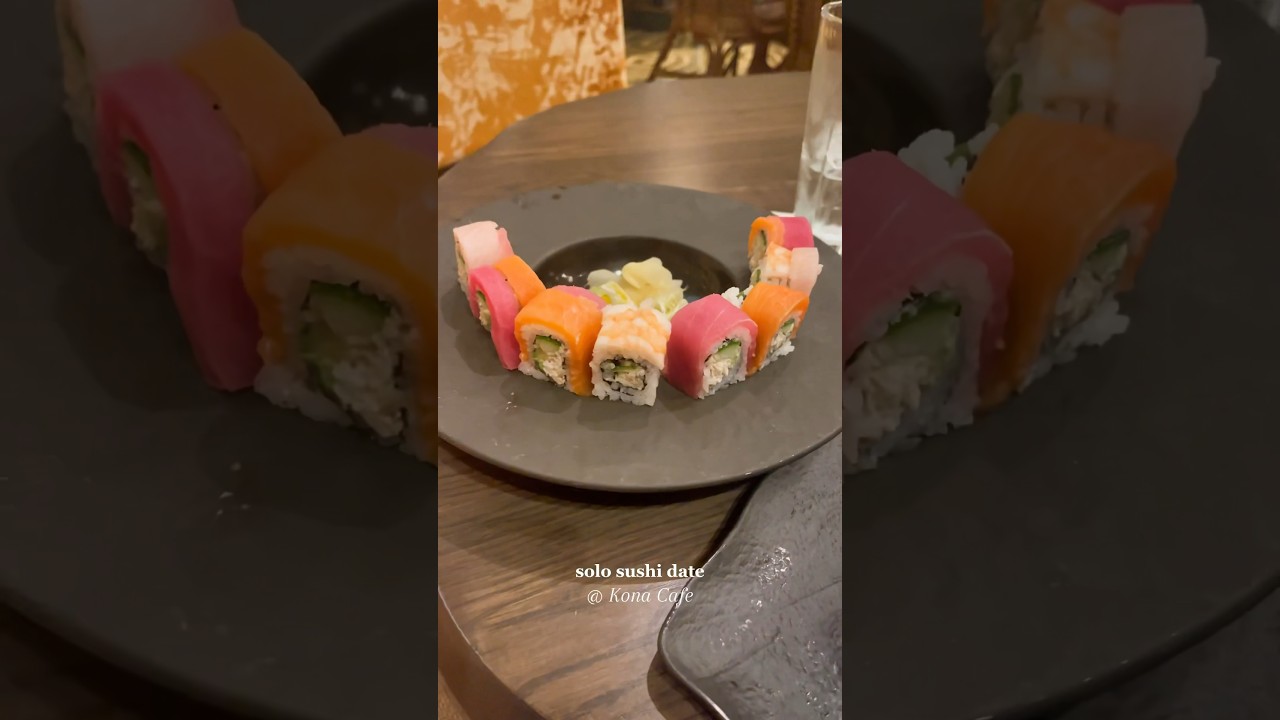 Solo sushi date at Kona Cafe! 