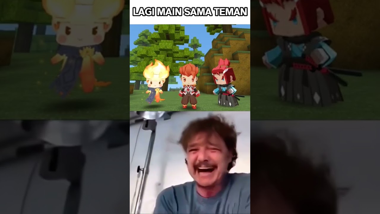 Lagi main sama teman tapi sudah pada pensiun | Mini World Creata | Pedro Pascal Laughing Then Crying