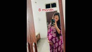My Pregnancy 1 Month To 9 Month Photos Short Video