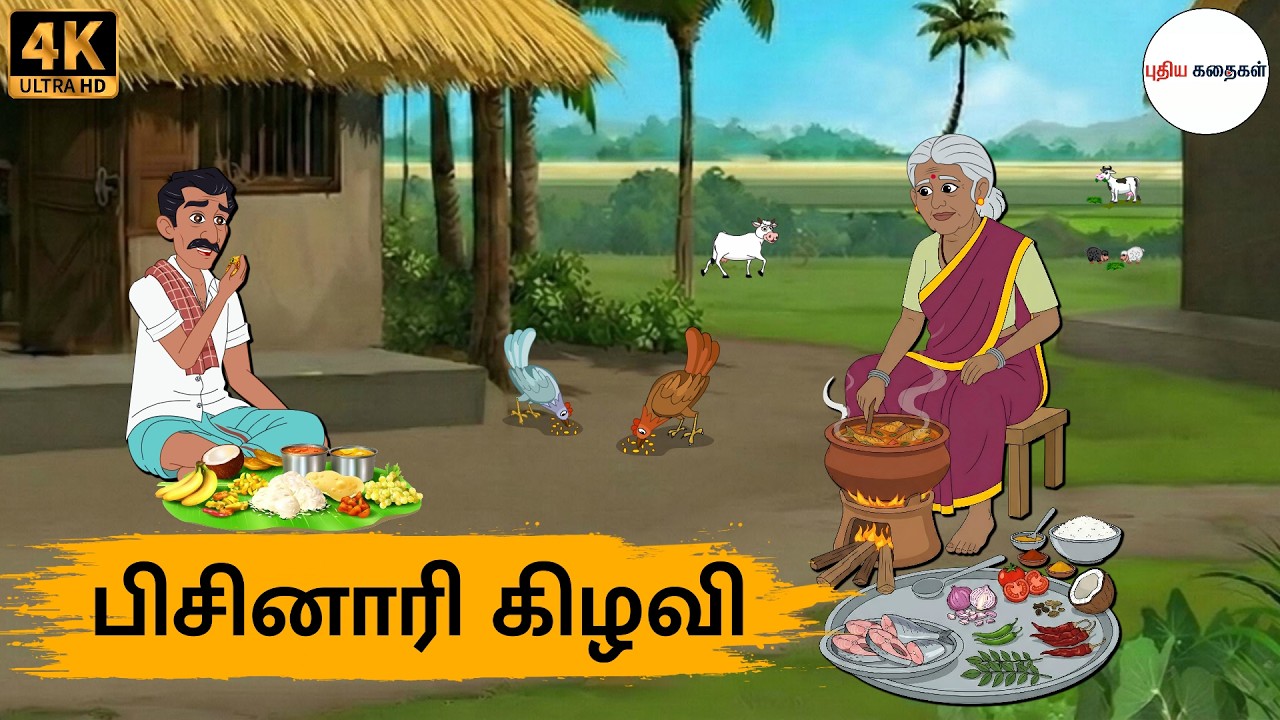 Tamil Stories - பிசினாரி கிழவி - Tamil Moral Stories | Puthiya Kadhaigal | Story Tamil