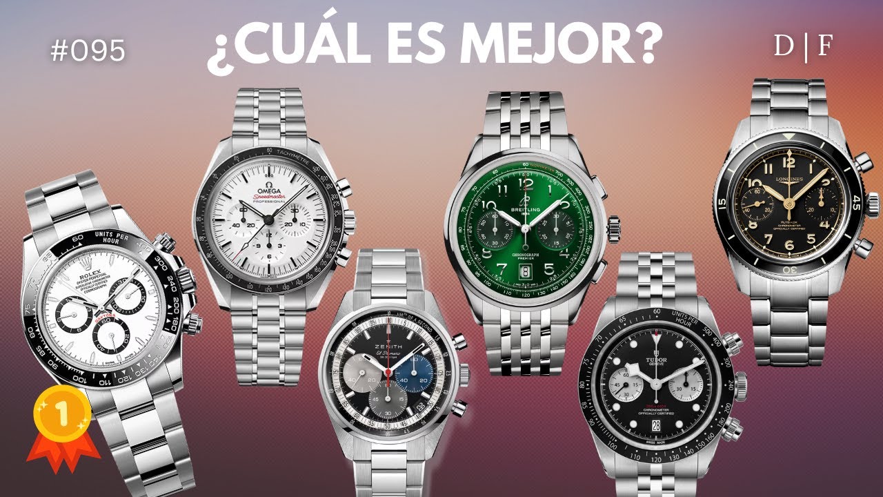 ¿Cuál es el MEJOR CRONÓGRAFO? Rolex, Omega, Zenith, Tudor, Longines, Breitling | Doble Firma 095