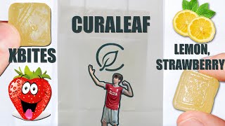 CURALEAF Select Strawberry X-Bites and Lemon Edible Gummies/Chews | Strain Review by Randy Rhoads FL