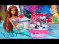 The Little Mermaid Ariel Barbie Doll Packing for Vacation