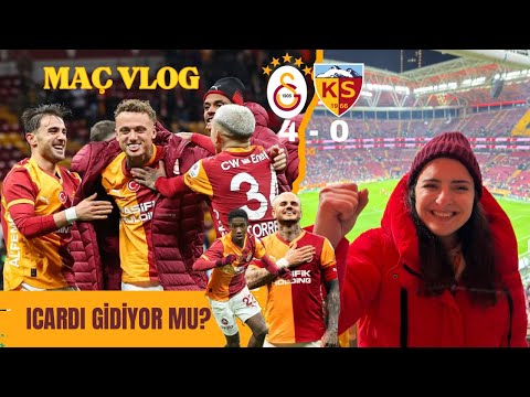 RAMS Park Ta Gol Yağmuru Galatasaray 4 0 Kayserispor Maç Vlog Noa Lang Ve Asprilla İlk Maç 