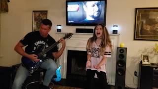 "Sorry" Stryper • Cover by 12 yr old Kylie G. (and Dad)