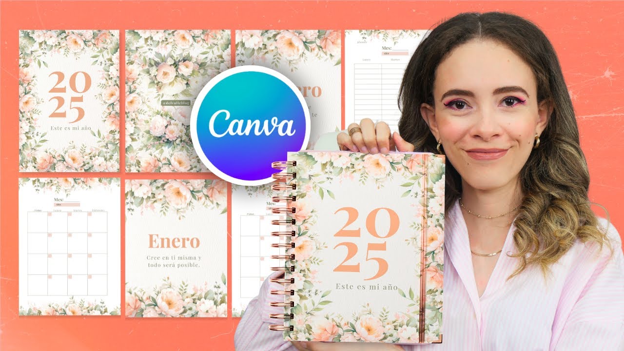 📒Crea una AGENDA perpetua sin fecha PARA IMPRIMIR y revender en CANVA ...