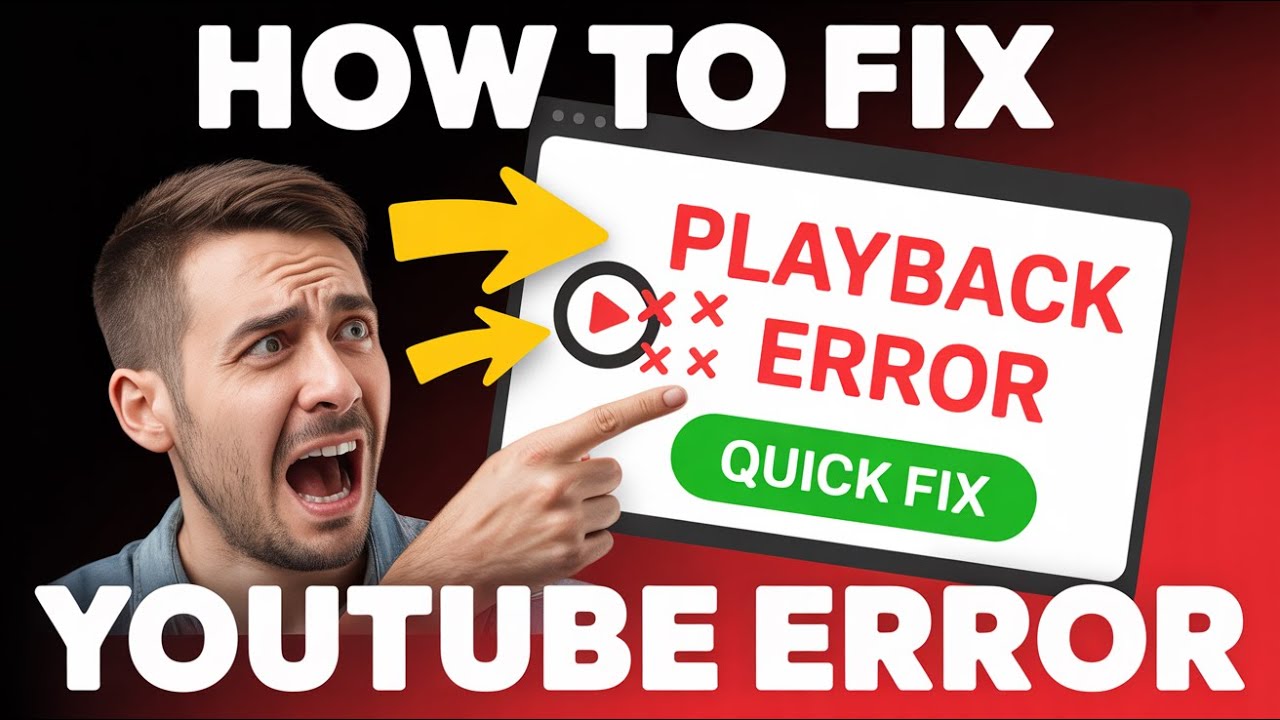 How to Fix YouTube Playback Error – Quick Fix - YouTube