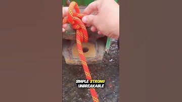 Unbreakable Knot You Can Tie in 10 Seconds❗#knot #simple #technique