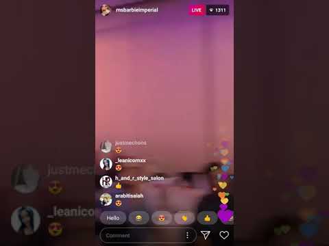 Barbie imperial with JM Deguzman IG.Live
