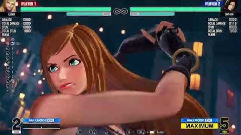 KOF XV: B.JENET - Anti Advanced Strike !