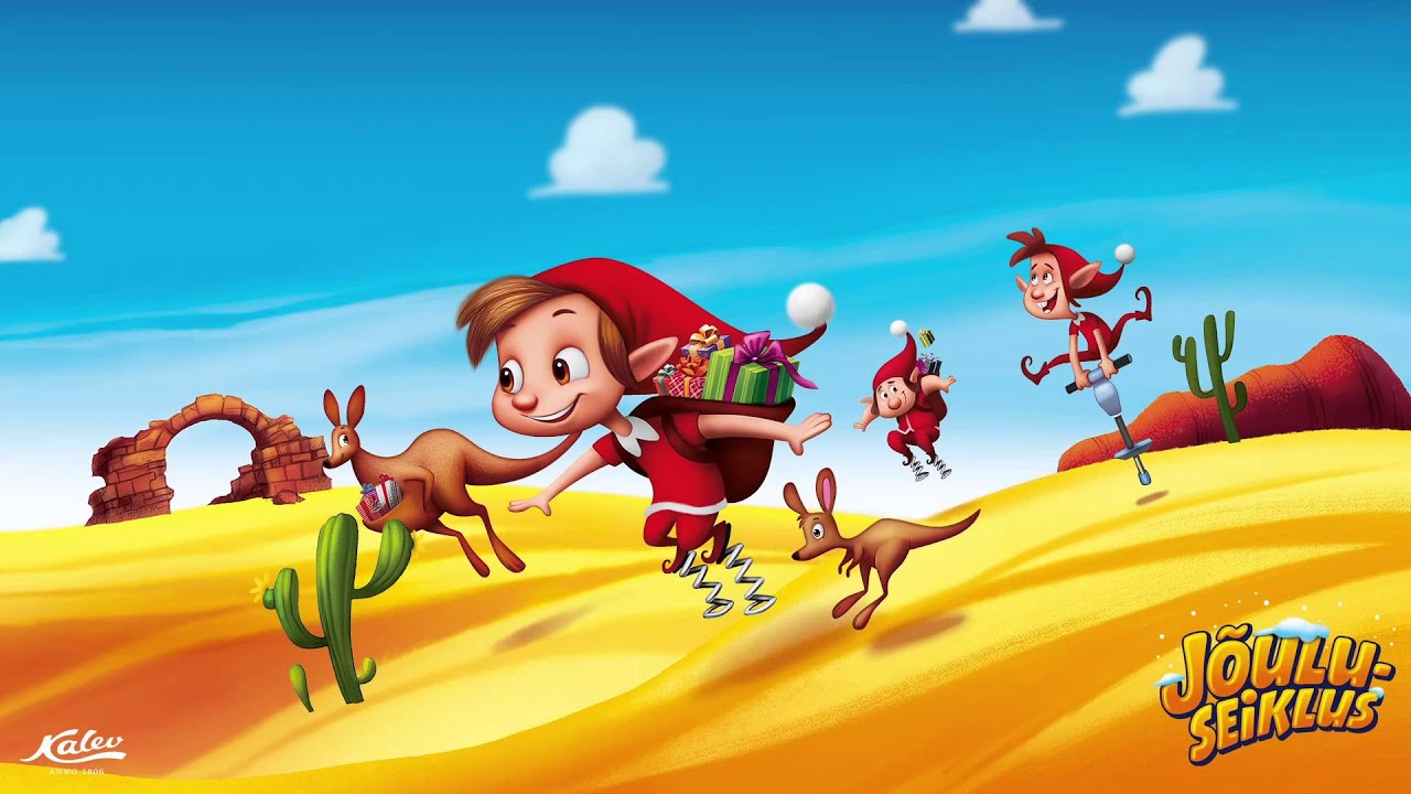 Jõuluseikluse laul “Kängurulapse jõulukuu”