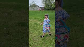 Olivia's Easter egg hunt with Mommy 4/17/25