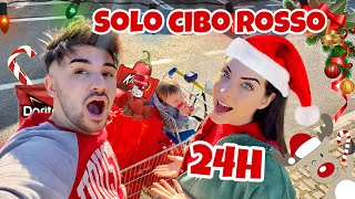 MANGIAMO SOLO CIBO ROSSO PER 24 ORE* NATALE EDITION*