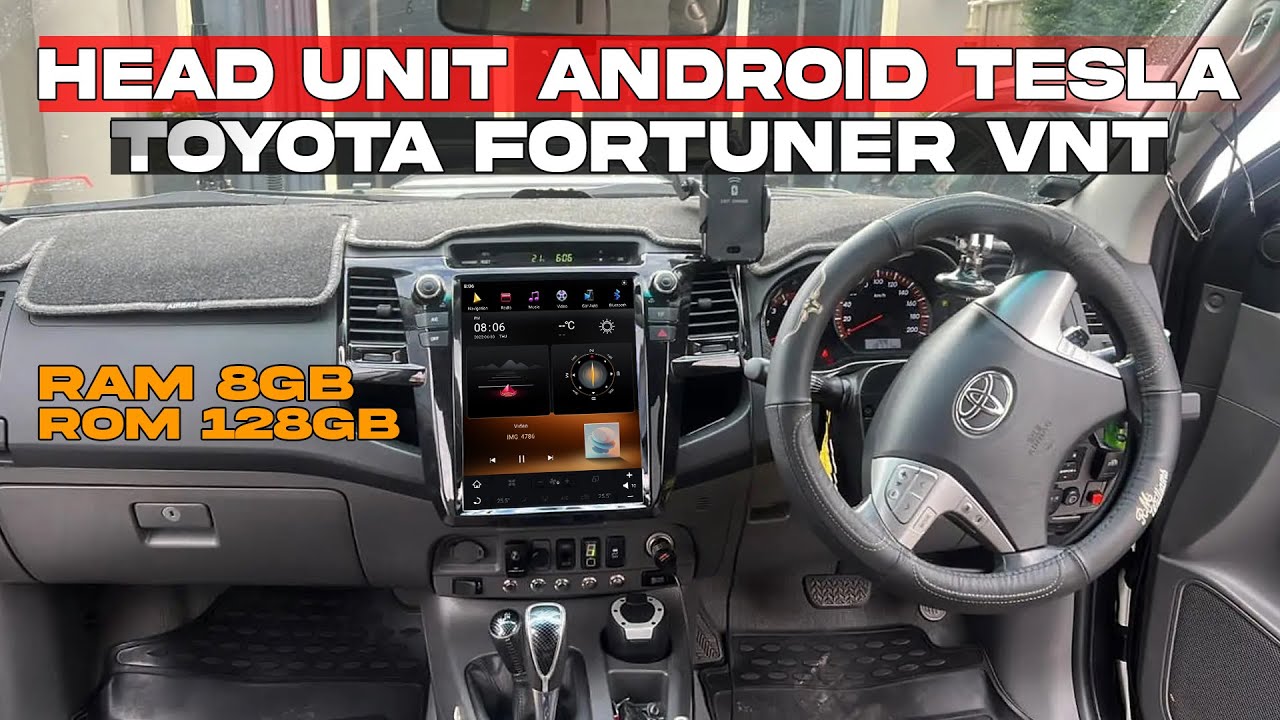 TOYOTA FORTUNER 2010- 2015 AUTO MAKIN GANTENG PASANG HEAD UNIT ANDROID TESLA