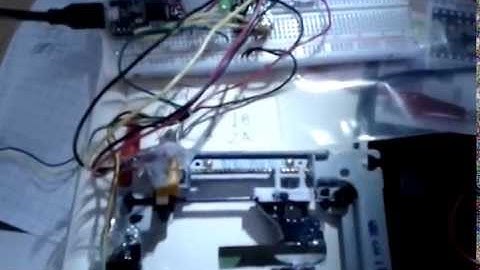 x axis with end stop detection
