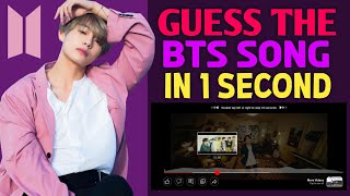 [BTS QUIZ] Guess the BTS song in 1 second