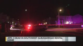 APD: 3 people found dead in SW Albuquerque home