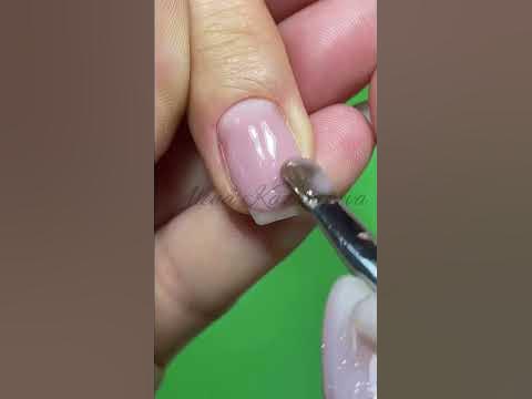 Укрепление ногтей гелем! #укреплениеногтей #выравниваниеногтей # ...