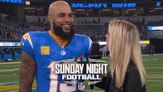 Keenan Allen: 'Had to draw up my own play' for Chargers' receptions record | SNF | NFL on NBC