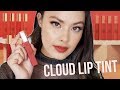 ALL 12 of the 3CE CLOUD LIP TINT SWATCHES + REVIEW