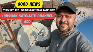 Turksat 42E With Paksat 38E Indainstani Satellite Russian Satellite Channel Add