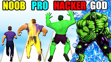 NOOB vs PRO vs HACKER vs GOD in Rage Control (New Update)