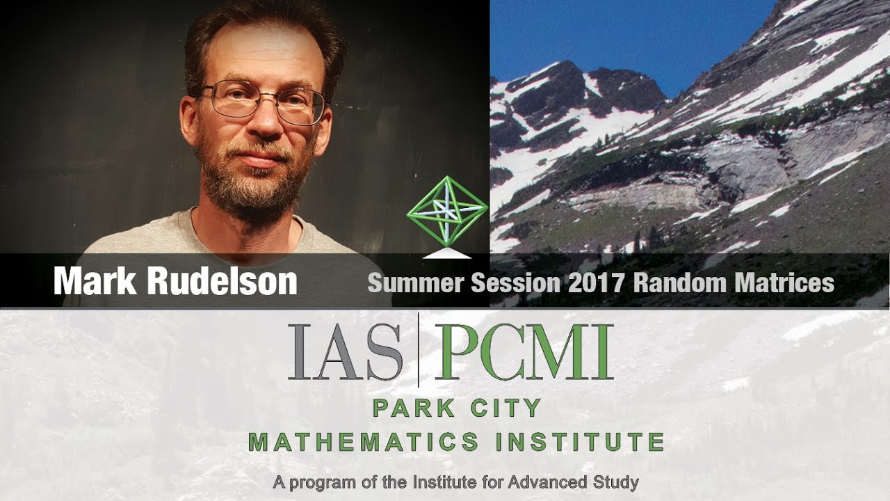 Mark Rudel Mark Rudelson (2.2) Delocalization of the eigenvectors of random ...