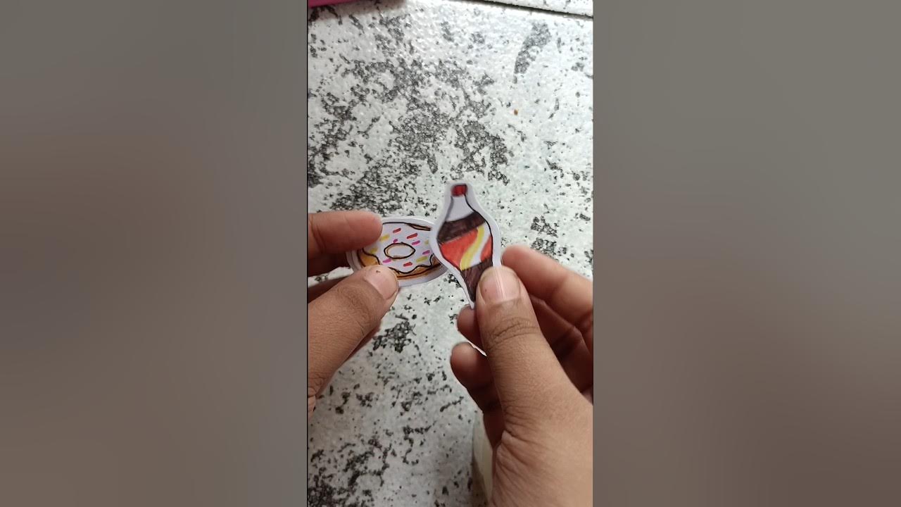 The best Technique to make homemade stickers 🍔 Theme stickers