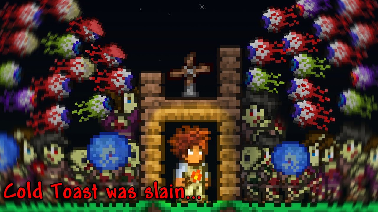 30x spawn rates in hardcore terraria. - YouTube
