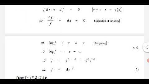 Total differential equations by Treating one of the independent variable as constant