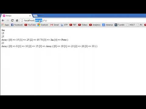 PHP & MySQL Tutorial   14  Associative Arrays   YouTube
