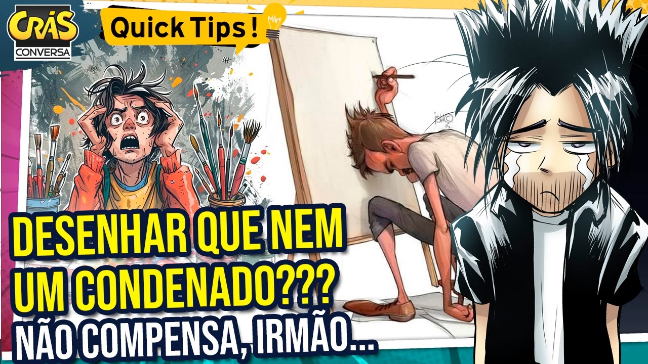 Ainda vale a pena o esforço pra DESENHAR BEM? | Crás Quick Tips