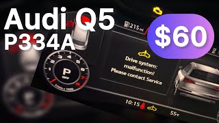 AUDI Q5 Drive System Malfunction P334A Turbocharger Actuator Replacement