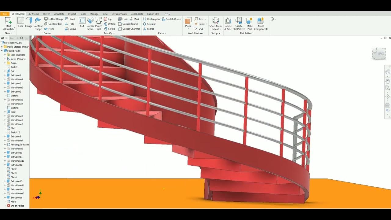 Help on Fusion stair parts configurations