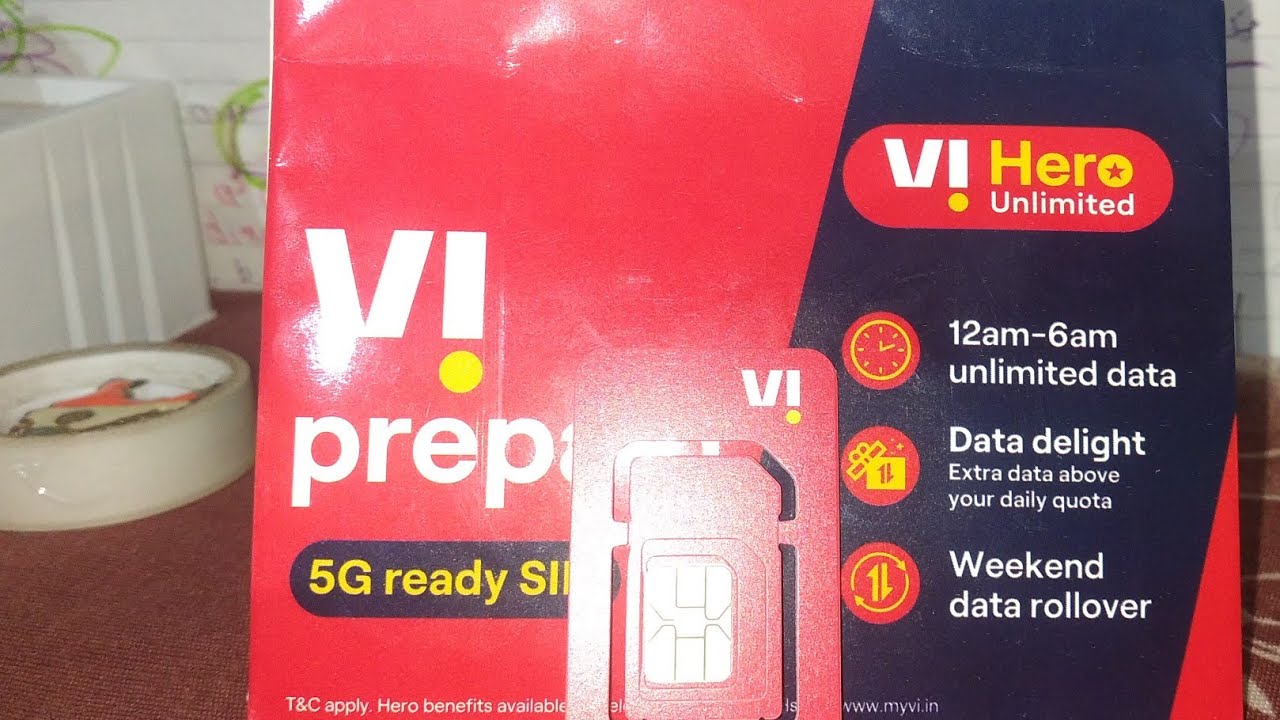 Vi prepaid 5g ready sim | Unboxing of my new Vi sim|@Technicalaspirant4 ...