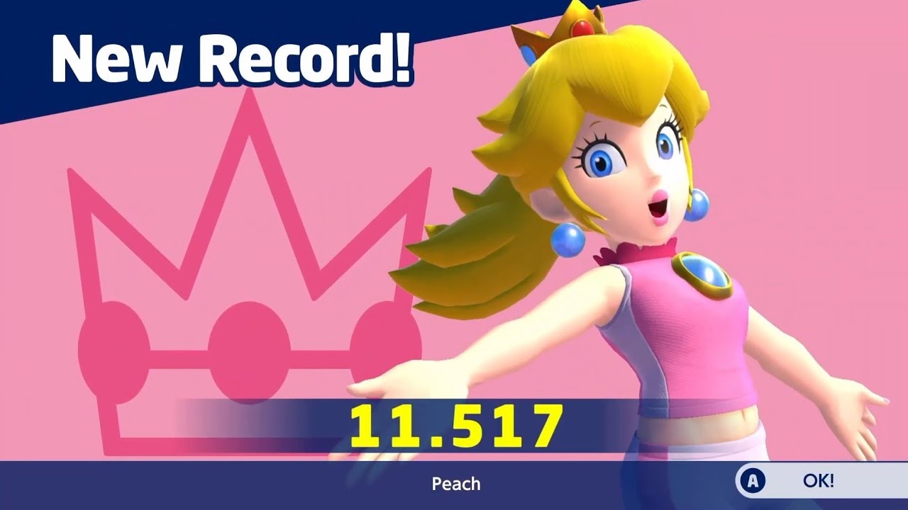 11.517s (PB) Athletics Track 110m Hurdles (Peach) Mario & Sonic at the Olympic Games Tokyo 2020