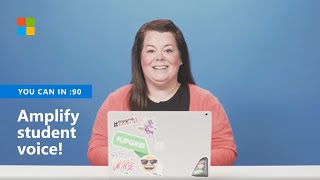 How to amplify student voice!
