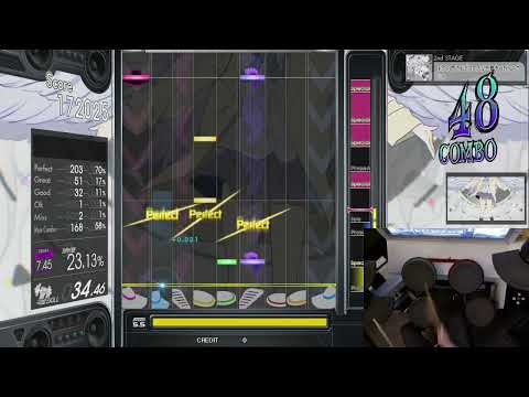 GitaDora(Drum) 泥の分際で私だけの大切を奪おうだなんて Master(7.45) Clear