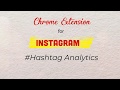 BrandMaxima Instagram Hashtag Analytics chrome extension