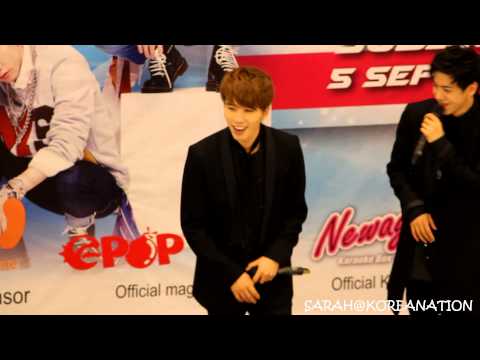HIGH4 FIRST SHOWCASE TOUR IN MALAYSIA - SUNGGU AEGYO & COOL POSE