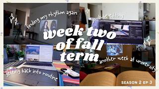 Week 2 of Fall Semester 🍂 | Cozy Study Days & Finding My Routine