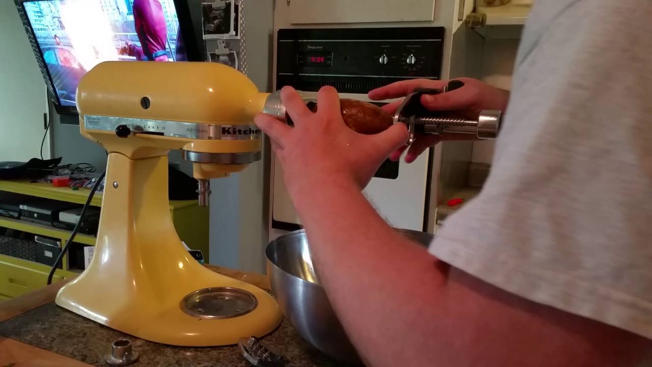 Schuffert Family Kitchen - Curly Fries Using the Kitchen Aid