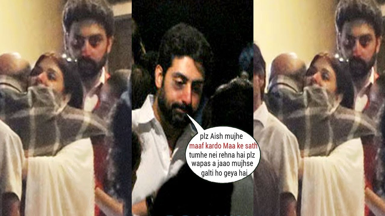 Aishwarya Rai brokedown in Tears after Abhisekh Bachchan came to take ...