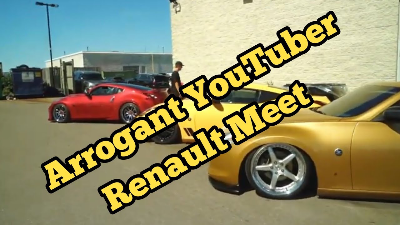 Arrogant YouTuber goes to a Nissan VQ North meet and calls them Renault.