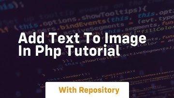 Add text to image in php tutorial