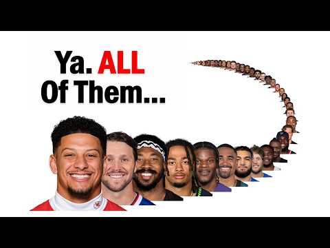 I Ranked Literally Every Player In The NFL