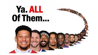 I Ranked Literally Every Player In The NFL