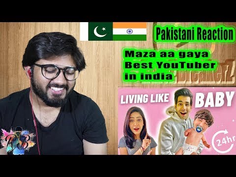 Pakistani React on Rimorav Vlogs LIVING LIKE BABY FOR 24 HOURS - YouTube