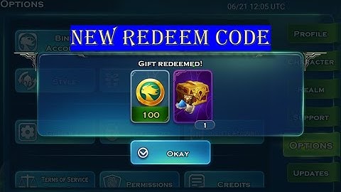 latest Redeem code june 202