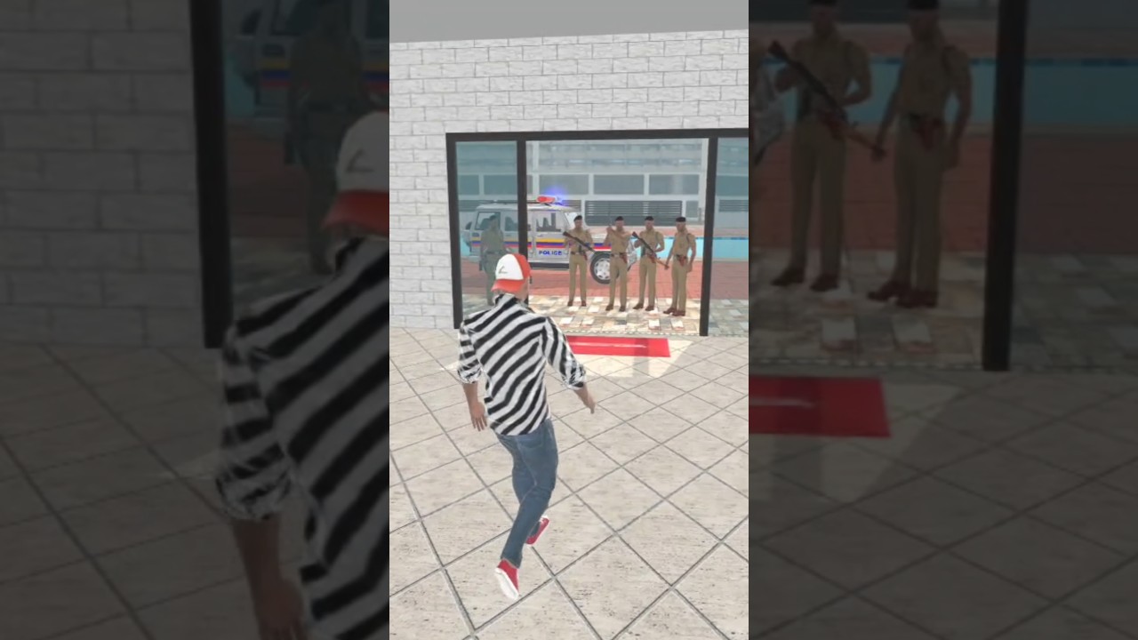 Franklin k ghar pe police 🚨 Indian Theft Auto Simulator 😱 💪 